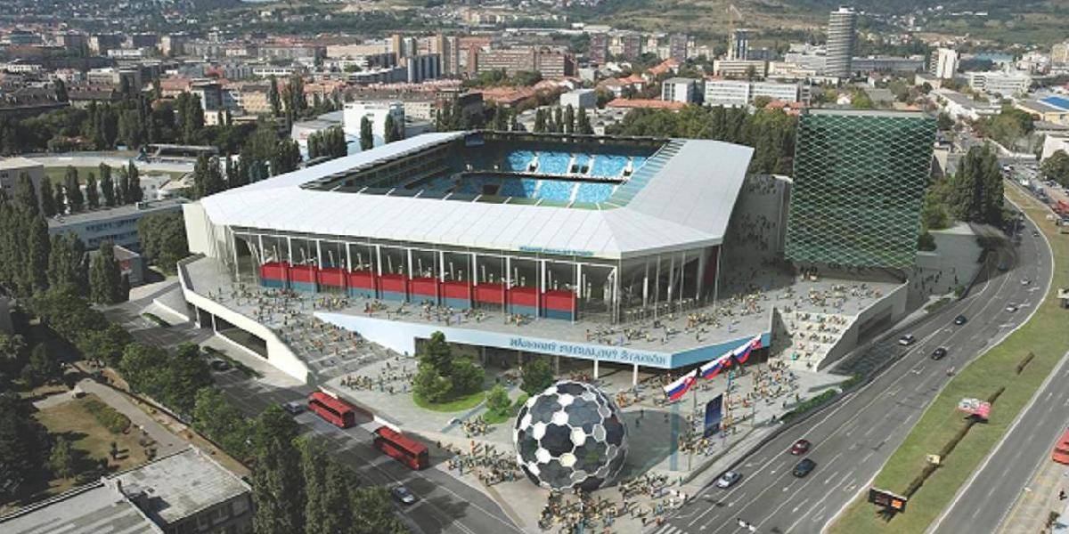 Na Národný futbalový štadión dá štát najviac 27,2 milióna eur