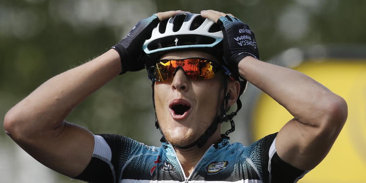 V 14. etape Tour de France slávil úspech taliansky cyklista Trentin