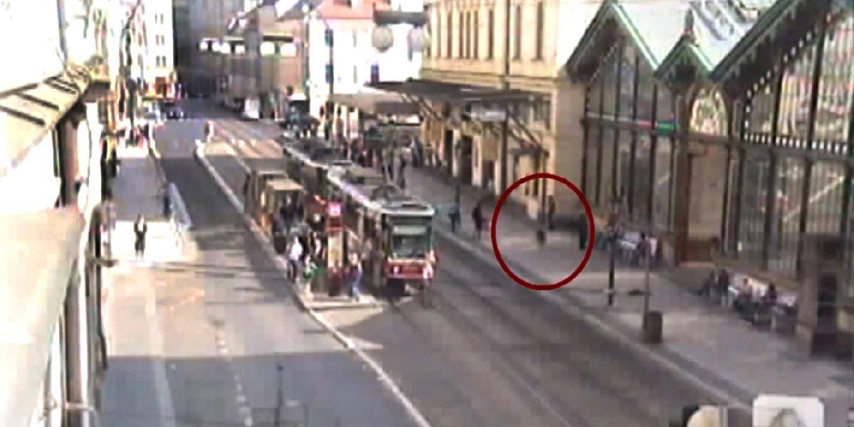 Bláznivé VIDEO: Policajti naháňajú v centre Prahy diviaka, rozbíja výklady, ohrozuje chodcov!