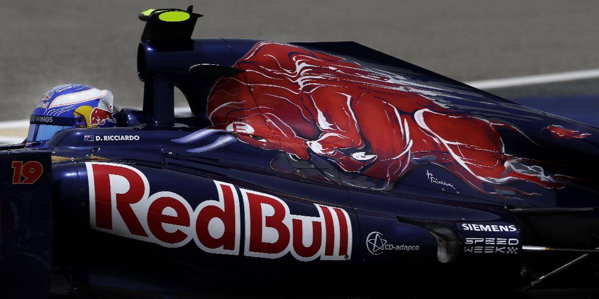 Ricciardo počas testov vo farbách Red Bullu