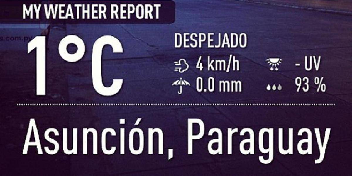 Chladné počasie v Paraguaji si vyžiadalo tri obete