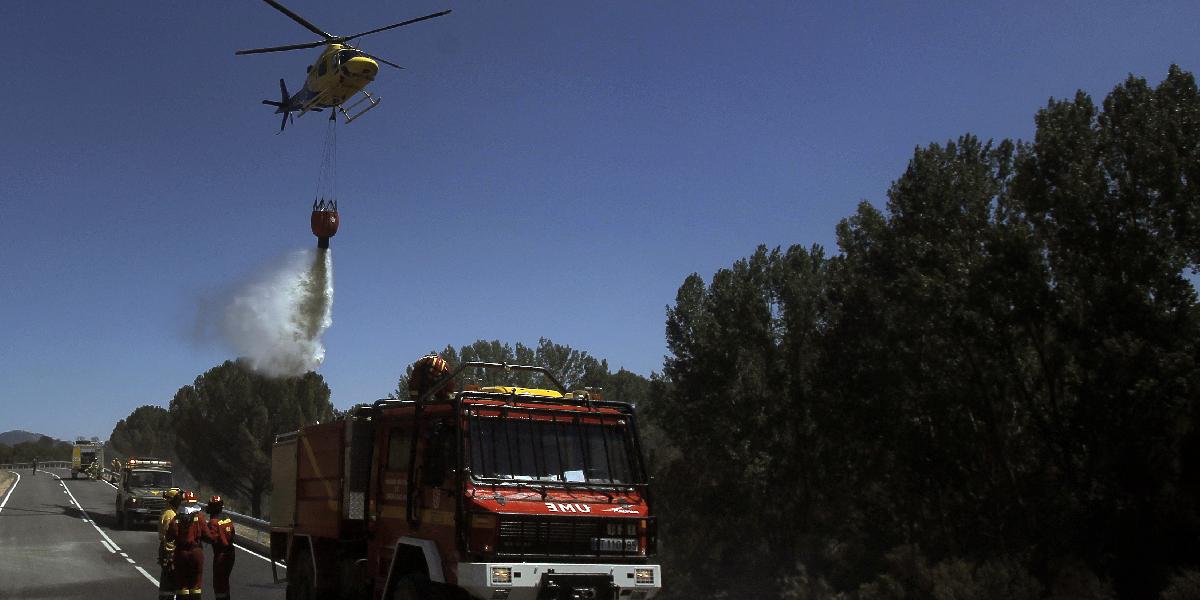 Ďalší požiar v Španielsku: Živel vyčíňa západne od metropoly Madrid