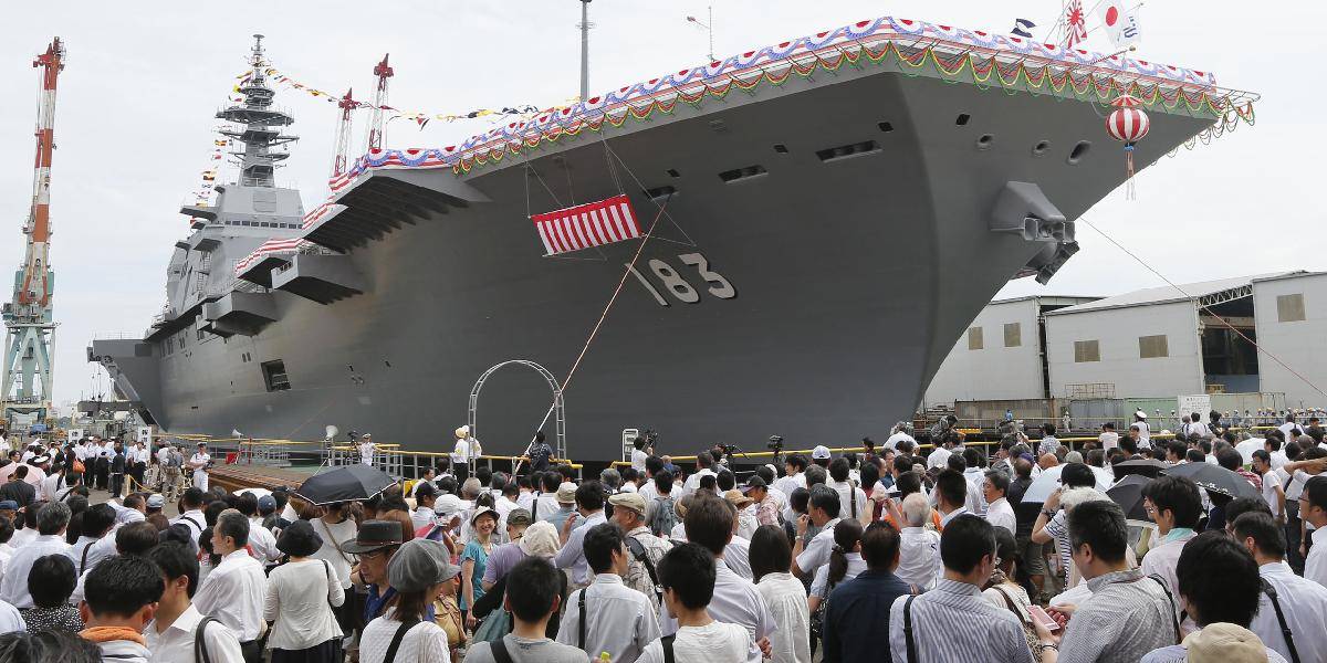 Japonsko predstavilo naväčšiu bojovú loď od druhej svetovej vojny