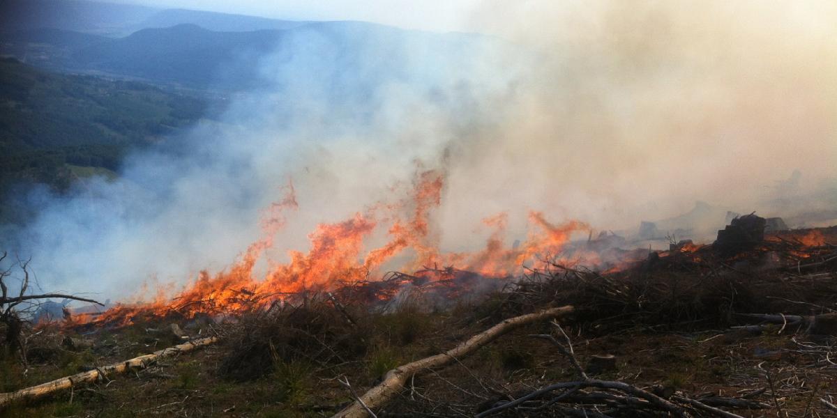 Hasiči už tretí deň bojujú s lesným požiarom pri Betliari