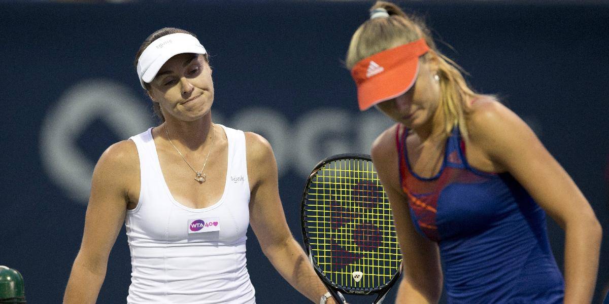 WTA Toronto: Hantuchová s Hingisovou neuspeli v 2. kole štvorhry