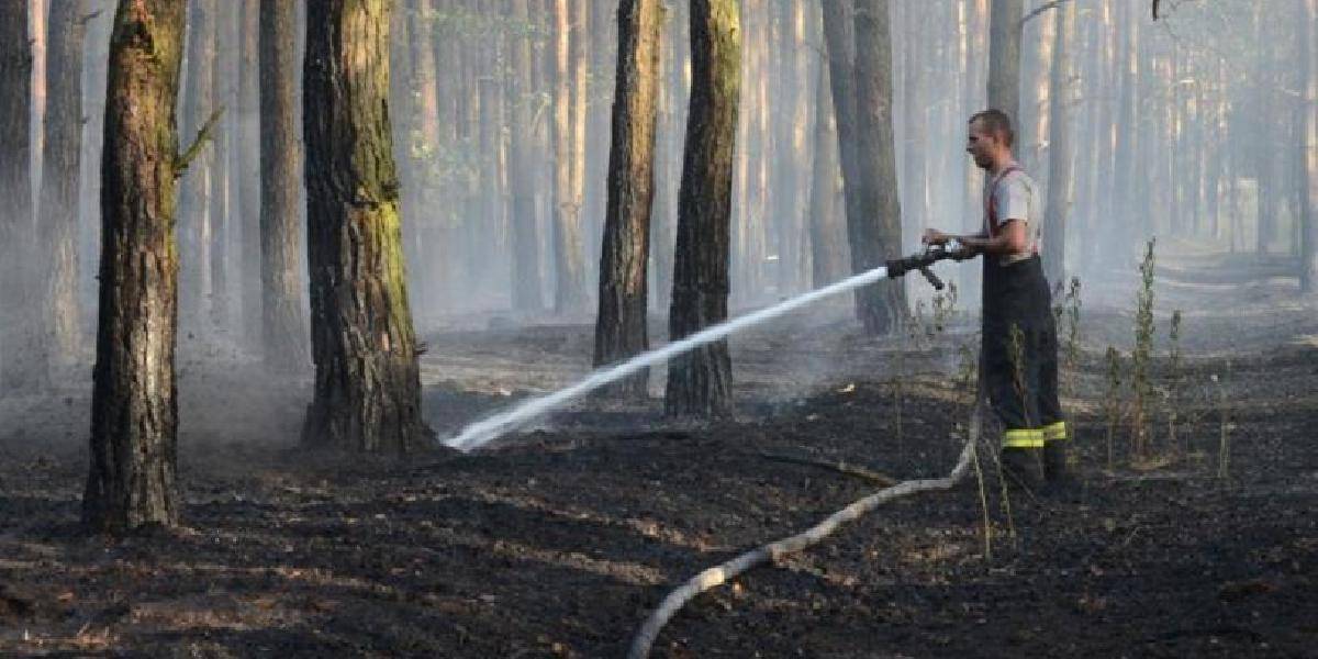 V obci Zohor horí les, zasahujú hasiči 