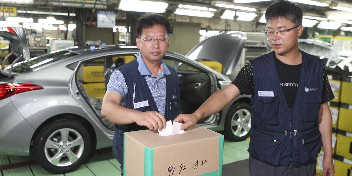 Juhokórejským automobilkám Hyundai a Kia hrozí ďalší štrajk