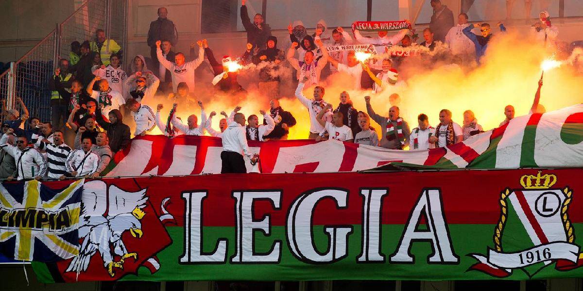 Legia Varšava dostala trest za rasizmus fanúšikov
