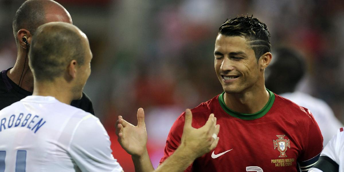 Ronaldo zachraňoval remízu Portugalska s Holandskom