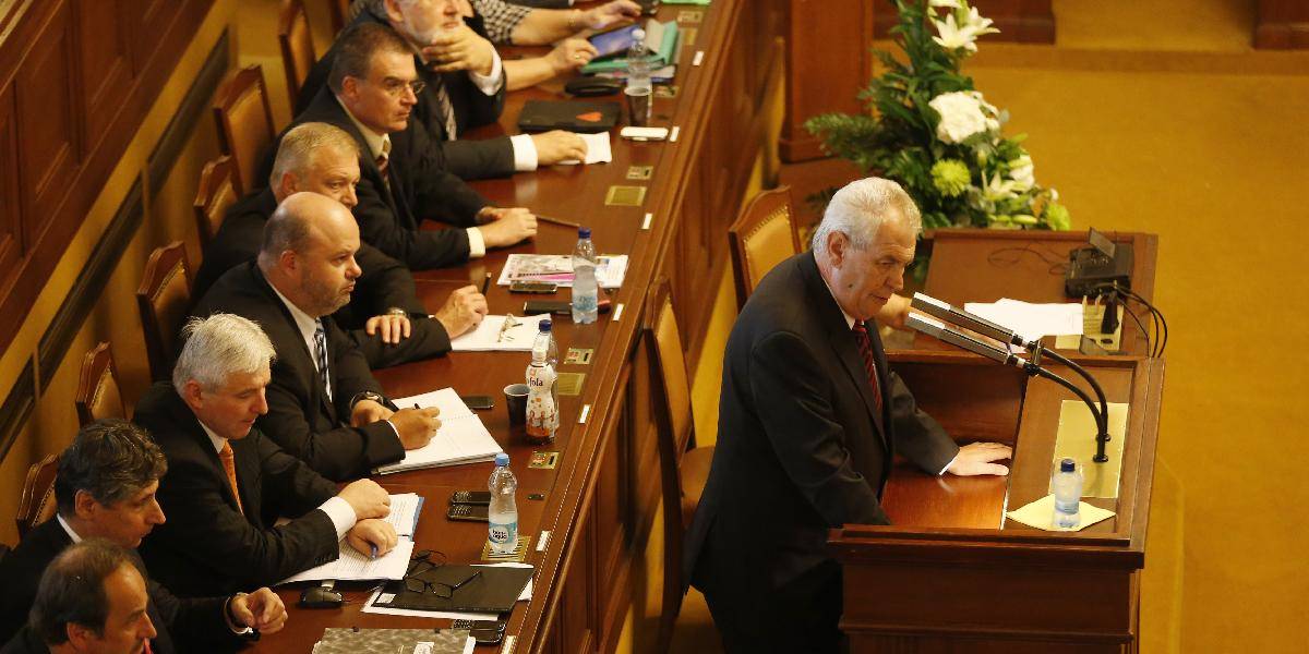 Prezident Zeman prezradil termín predčasných volieb