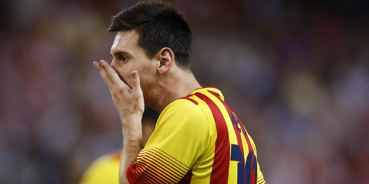 Messi má natiahnutý sval, možno vynechá zápas s Malagou
