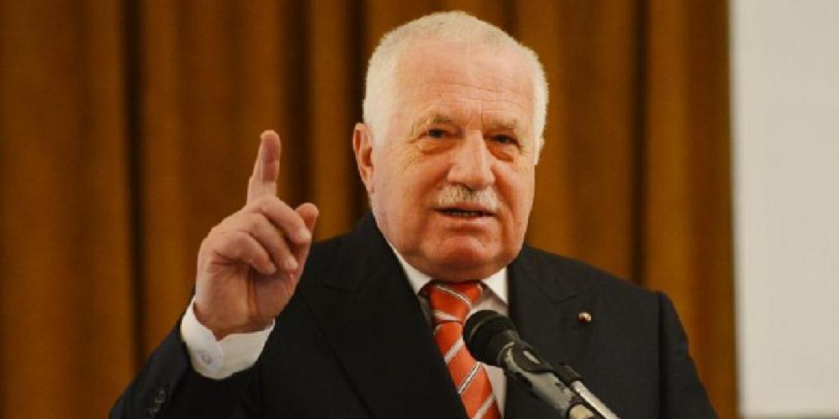 Exprezident Václav Klaus v blížiacich sa voľbách kandidovať nebude