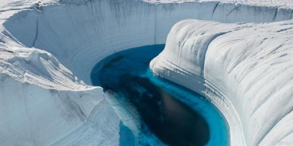 Pod grónskym ľadovcom objavili vedci doteraz neznámy obrovský kaňon
