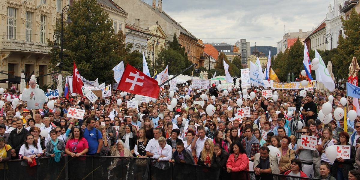 Košice zažilo pochod, aký nemá obdobu: Zúčastnilo sa 80-tisíc ľudí!