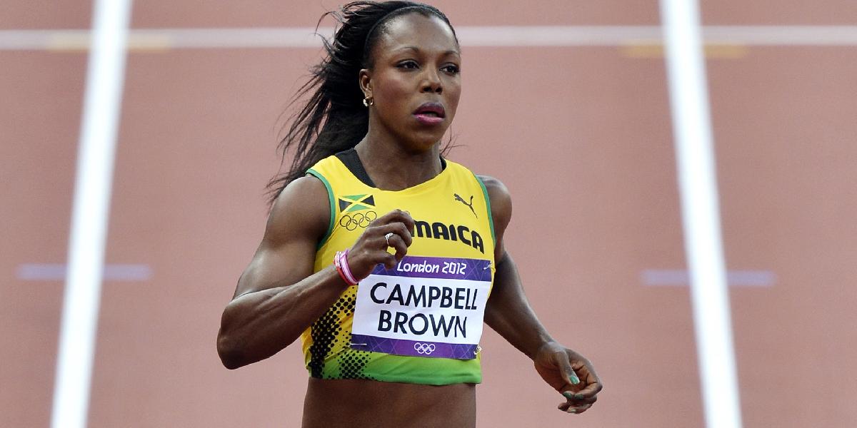 Campbellová-Brownová dostala za doping varovanie, môže súťažiť