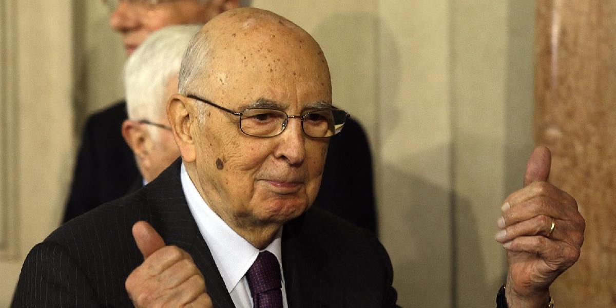 Taliansky prezident Napolitano vyzval na hliadkovanie pri brehoch severnej Afriky
