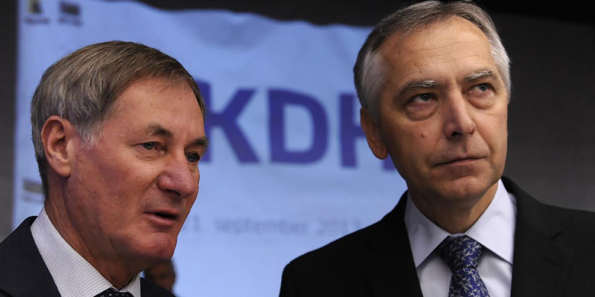 KDH rozhodne o prezidentskom kandidátovi, Čarnogurský vraj Hrušovského neohrozí