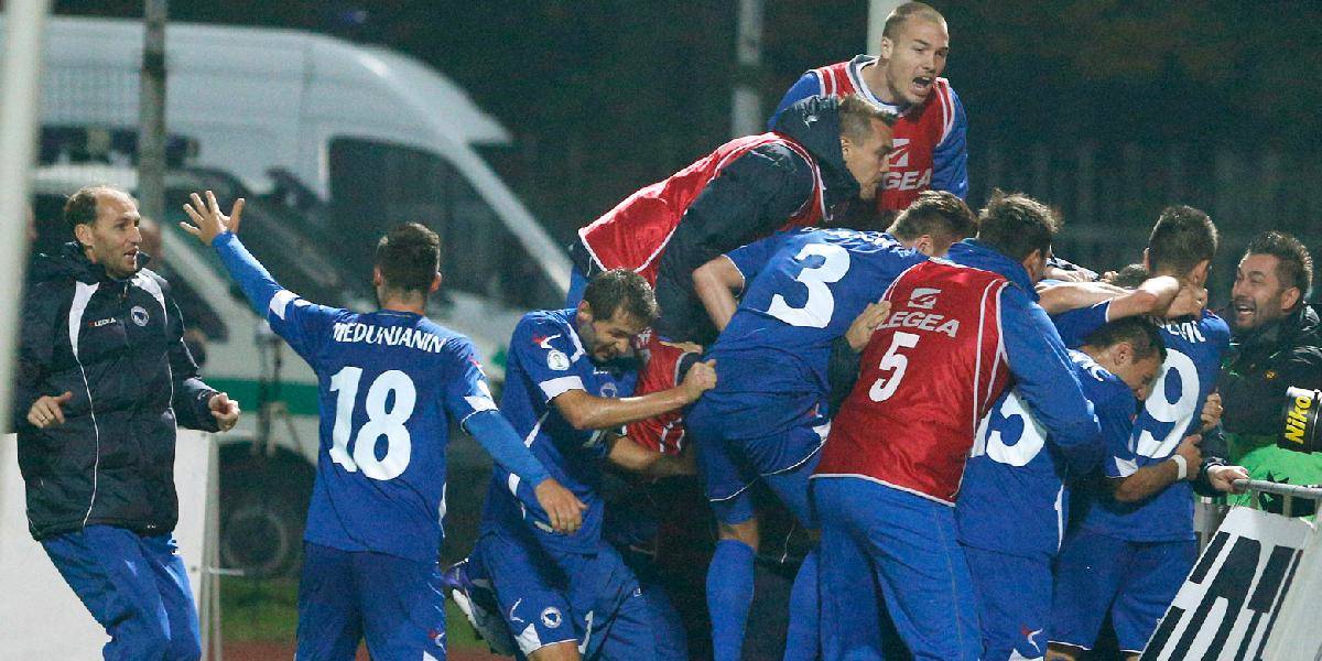 Bosna po výhre 1:0 v Litve prvýkrát na MS, Gréci do baráže