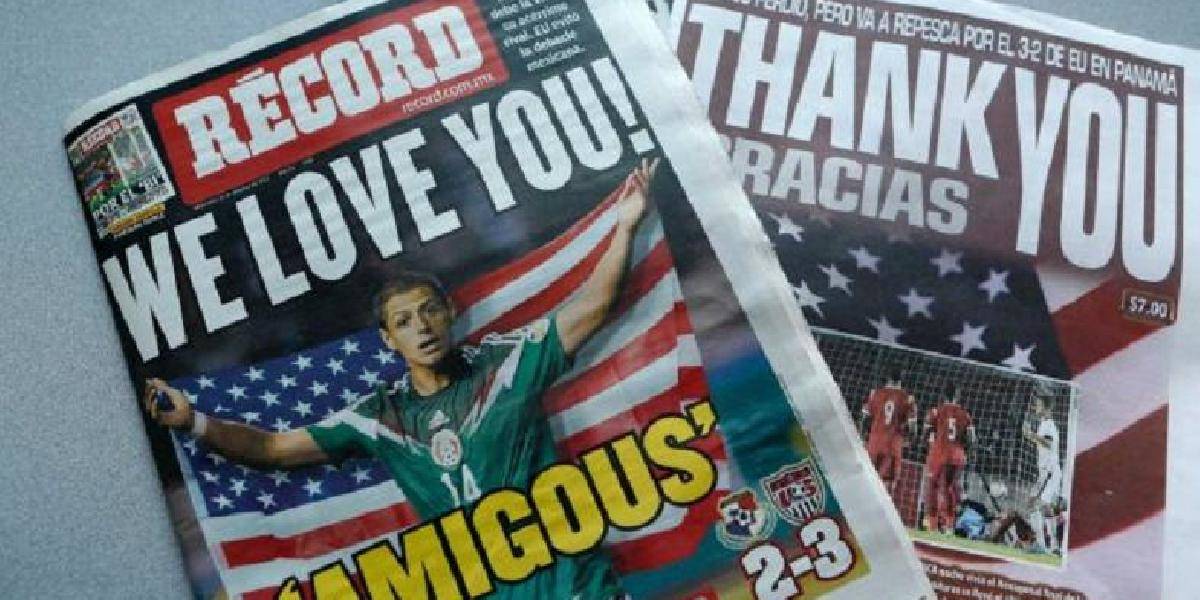 Titulky mexických novín: Ďakujeme, USA, milujeme vás