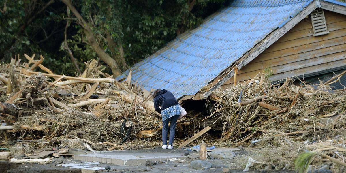 Japonský starosta ľutuje, že obyvateľov pred tajfúnom neevakuoval