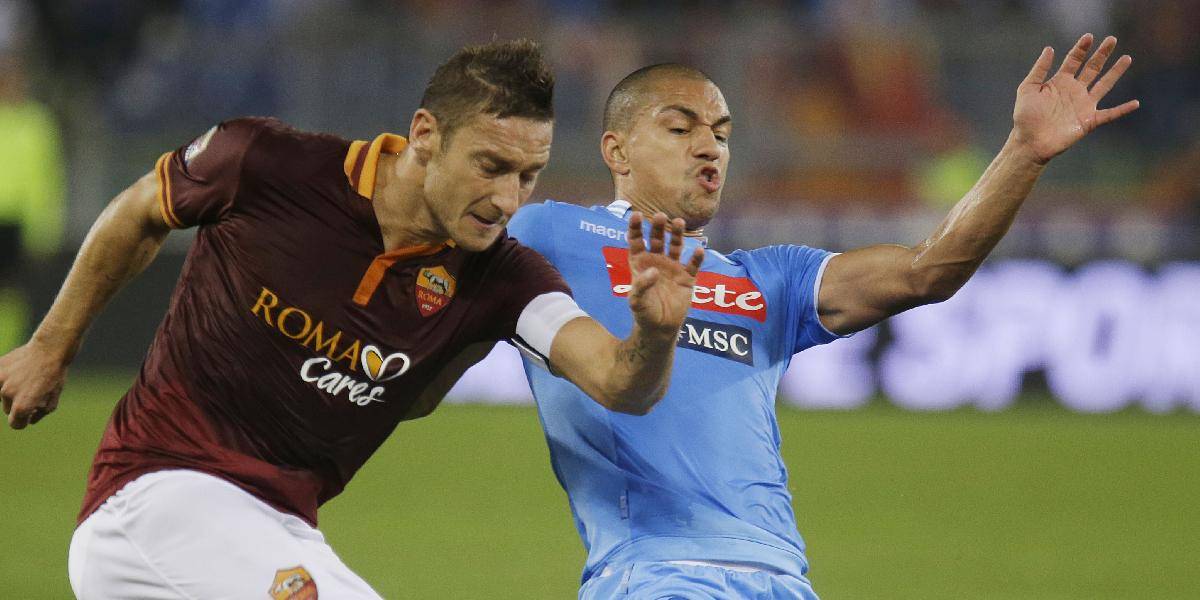 Kapitán AS Rím Totti nedohral šláger proti Neapolu
