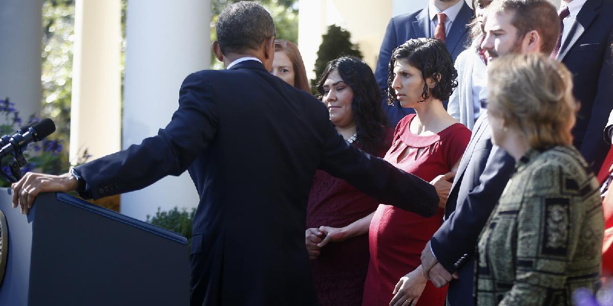 Pohotový Obama: Zachytil tehotnú ženu počas svojho príhovoru