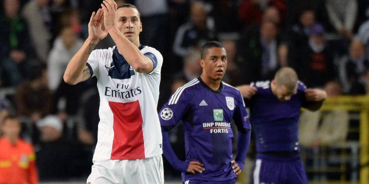 Ibrahimovič štyrmi gólmi zničil Anderlecht Brusel