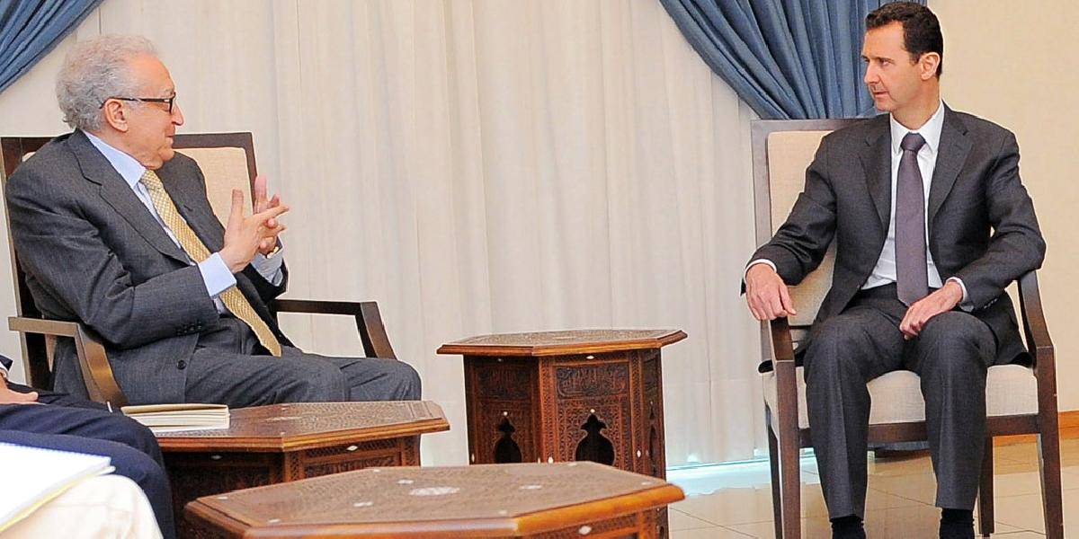 Vyslanec OSN Bráhímí sa stretol s Asadom