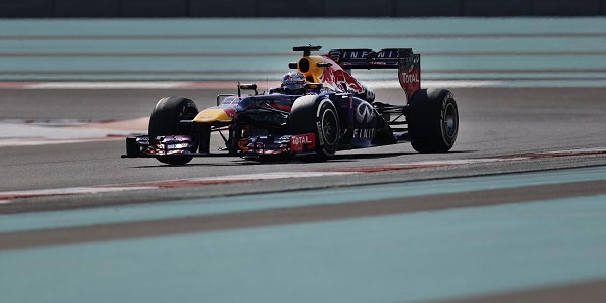 Druhý tréning v Abú Zabí vyhral Vettel