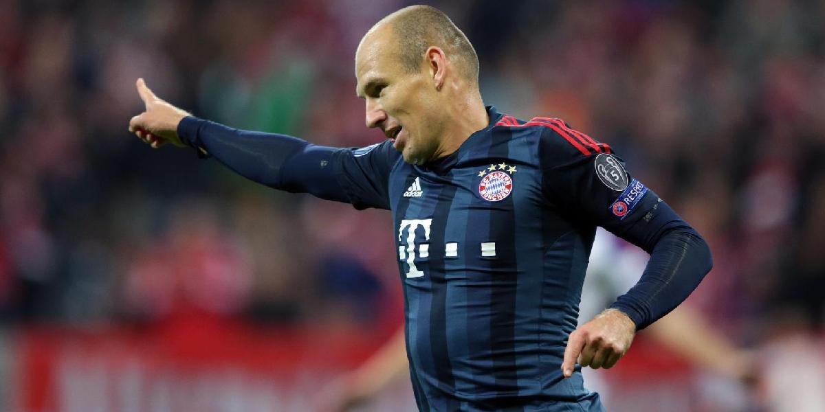 Bayern nastúpi v Plzni bez zraneného Robbena