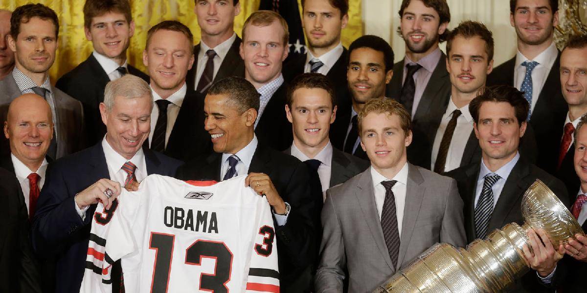 Pocta pre Hossu a Handzuša: Obama prijal v Bielom dome víťazov Stanleyho pohára