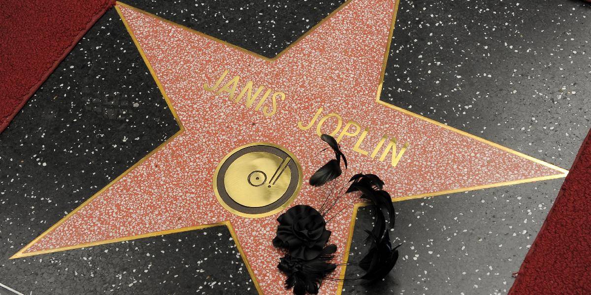 Janis Joplin dostala hviezdu na hollywoodskom Chodníku slávy