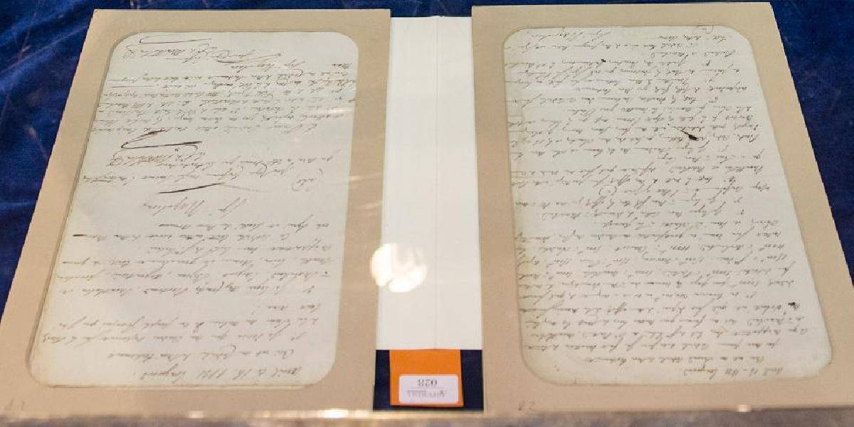 Kópiu Napoleonovho závetu predali na aukcii za 357.000 eur