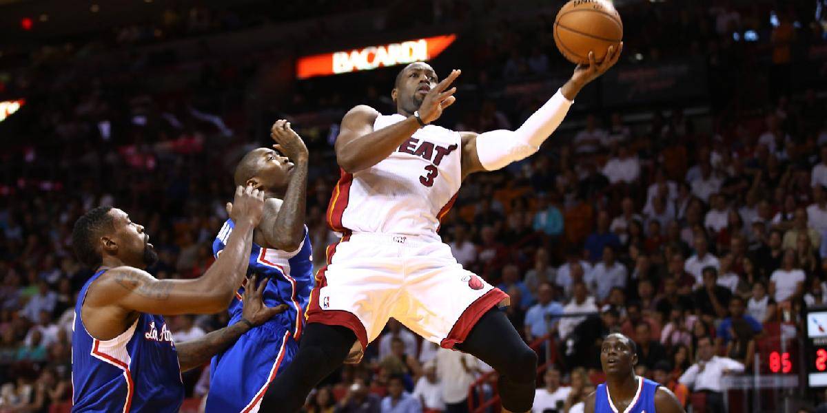 NBA: Miami zdolalo LA Clippers 102:97 a doma je stopercentné