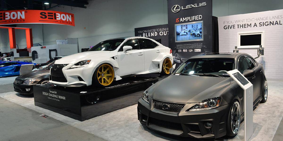 Špičkové modely Lexus IS na SEMA show 2013