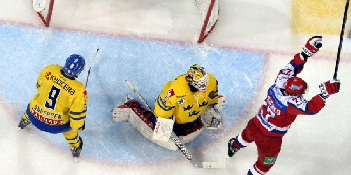 Ruskí hokejisti zdolali Švédsko 