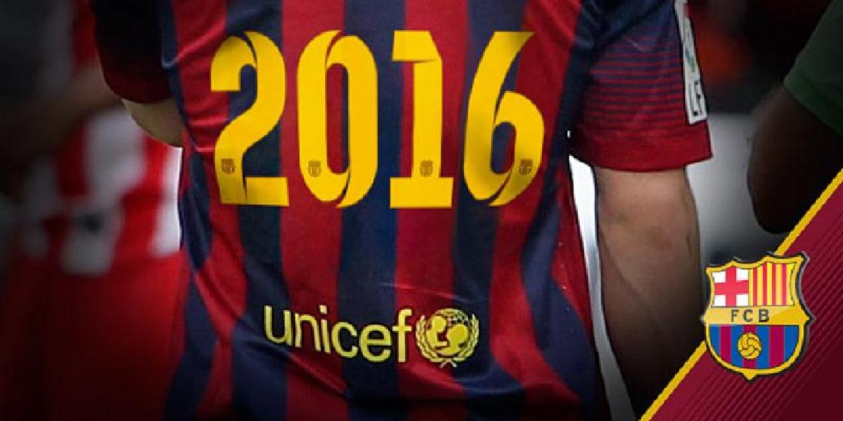Barcelona predĺžila kontrakt s UNICEF do roku 2016
