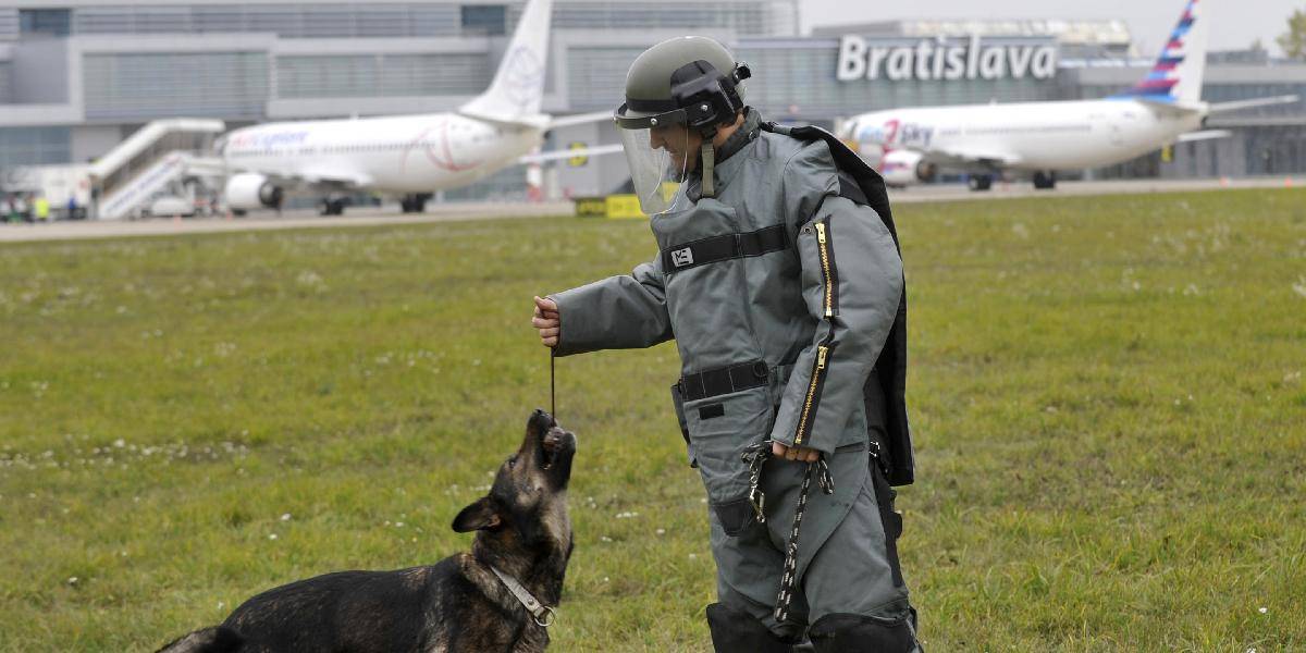 Slovenskí vojaci a policajti dnes predviedli likvidáciu výbušnín v lietadle