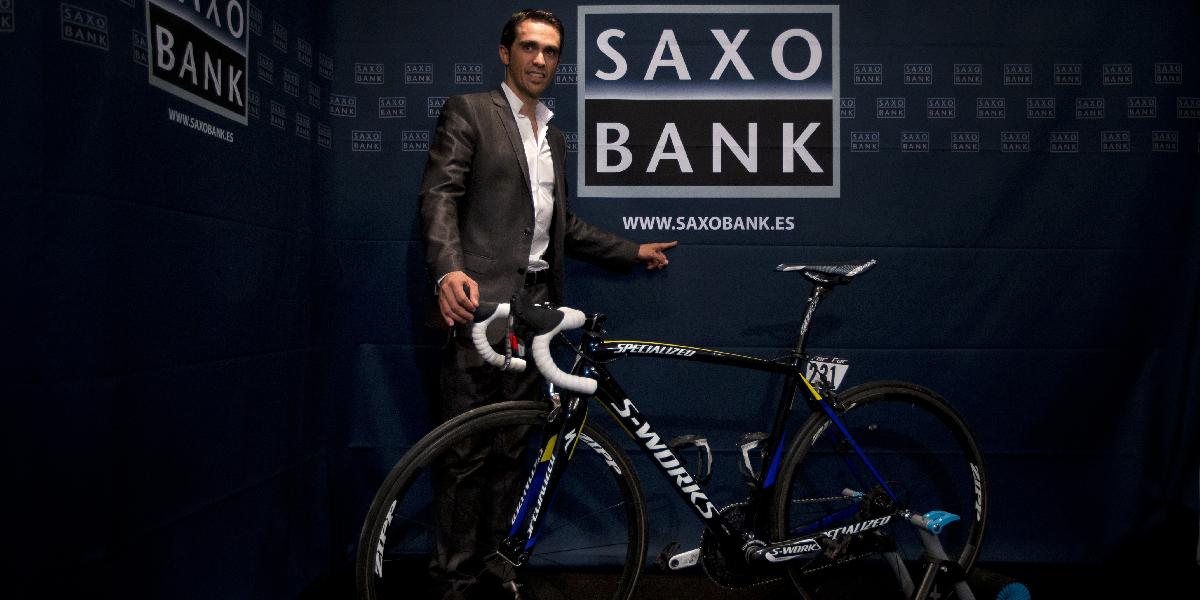Slovák Kolář v tíme Saxo Bank s Contadorom a Kreuzigerom