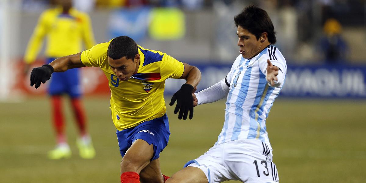MS 2014: Argentína bez zraneného Messiho remizovala s Ekvádorom 0:0