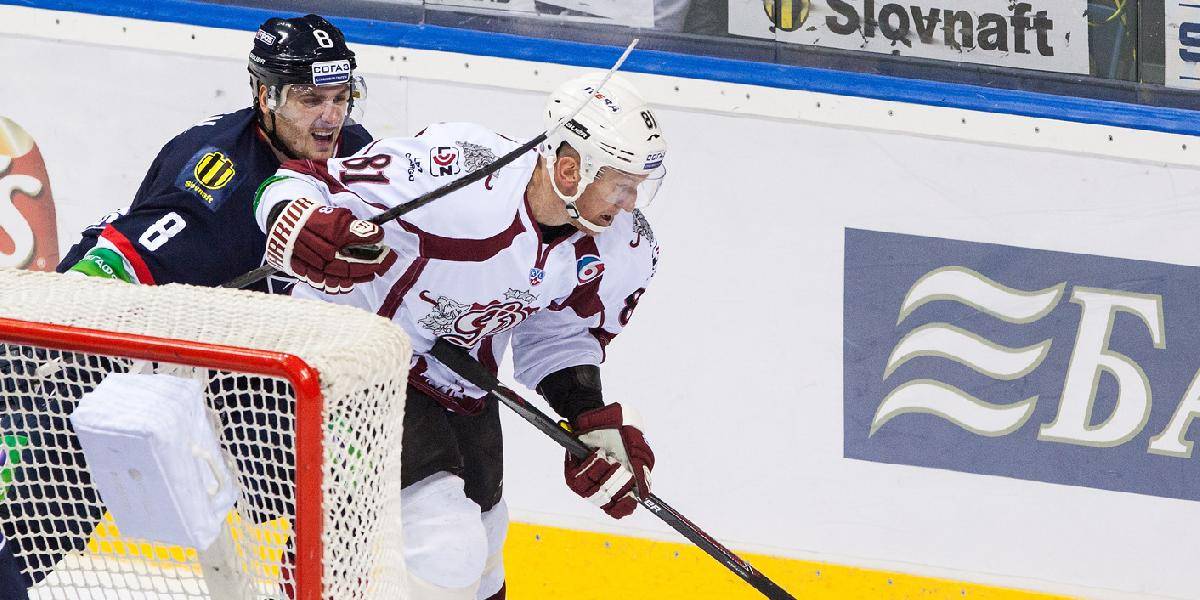 KHL: Marcel Hossa prispel gólom k výhre Dinama Riga