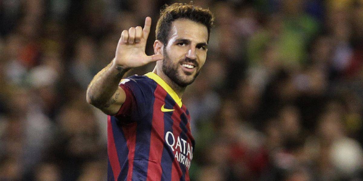 Fabregas sa vracia do tréningového procesu Barcelony