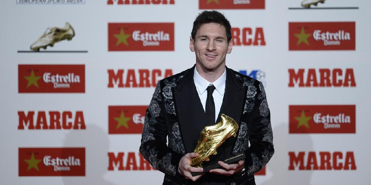 Messi si prebral už jeho tretiu Zlatú kopačku