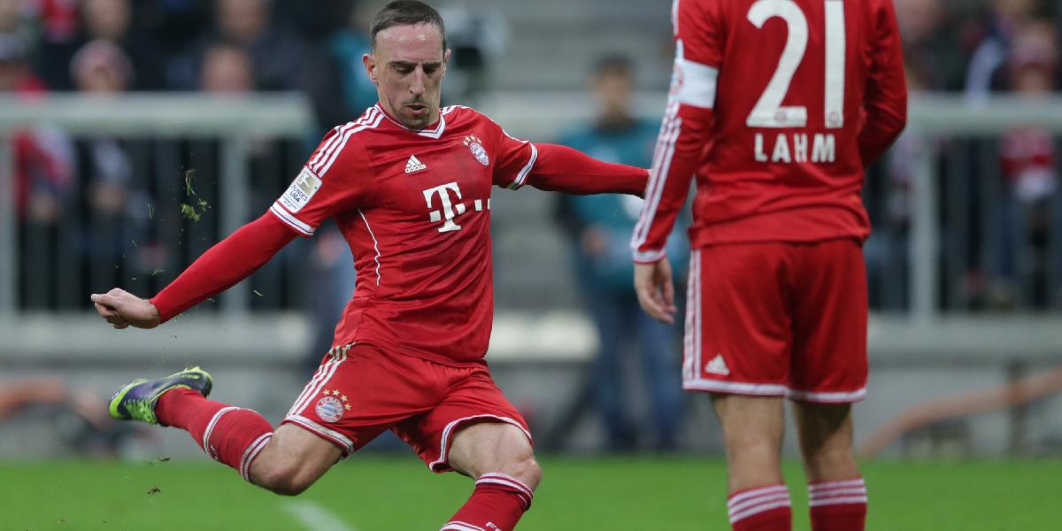 Bayern proti Dortmundu bez Riberyho