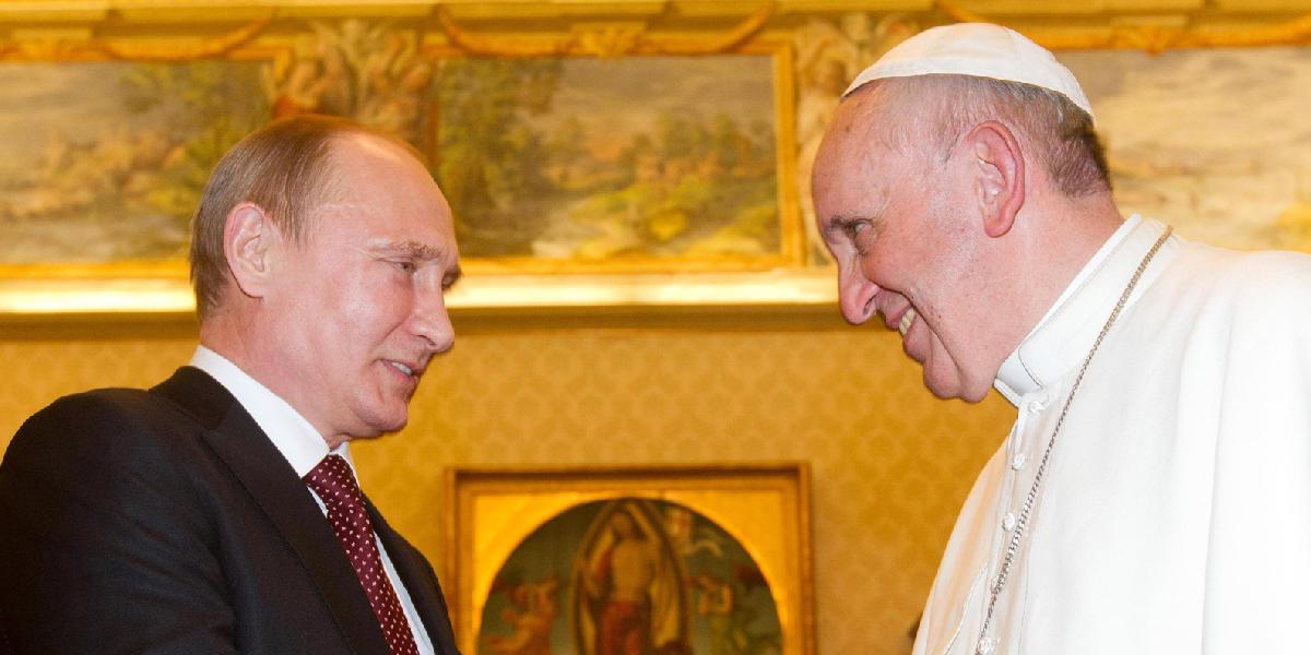 Pápež František prijal vo Vatikáne Vladimira Putina
