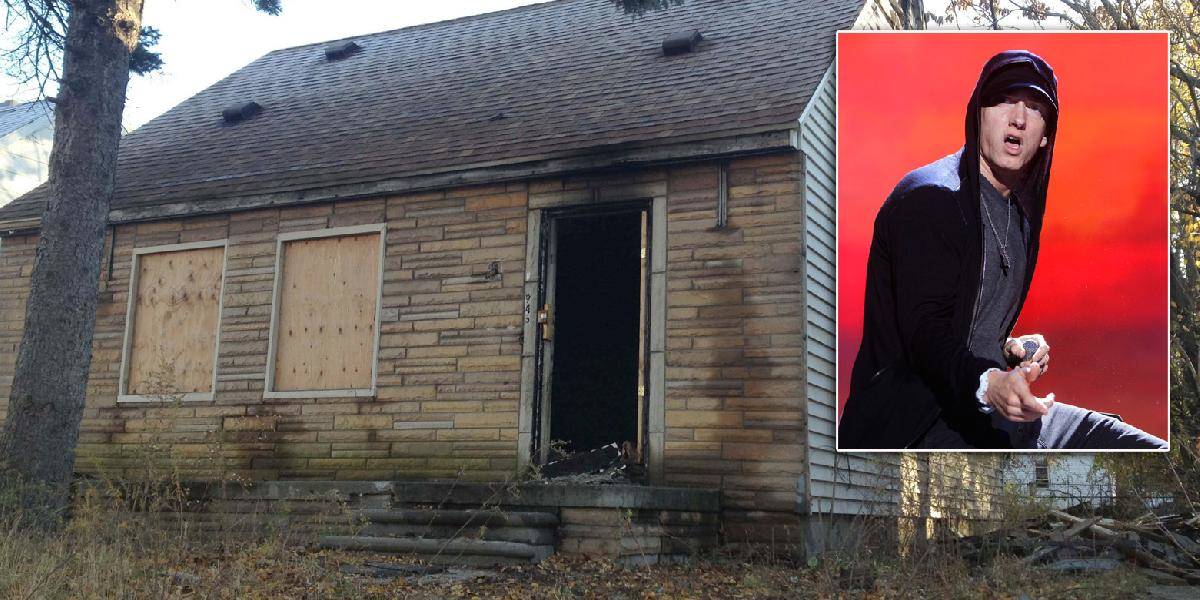 Dom, v ktorom vyrastal Eminem po požiari zdemolovali