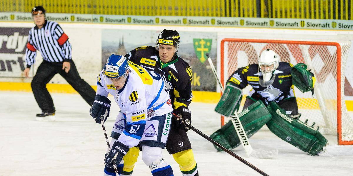 Tipsport extraliga: Martin si poradil s Bystricou, Trenčín vyhral v Nitre po nájazdoch