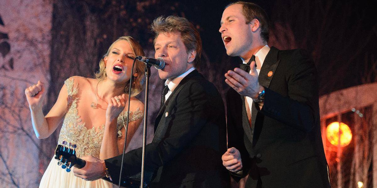 VIDEO Princ William si zaspieval s Taylor Swift