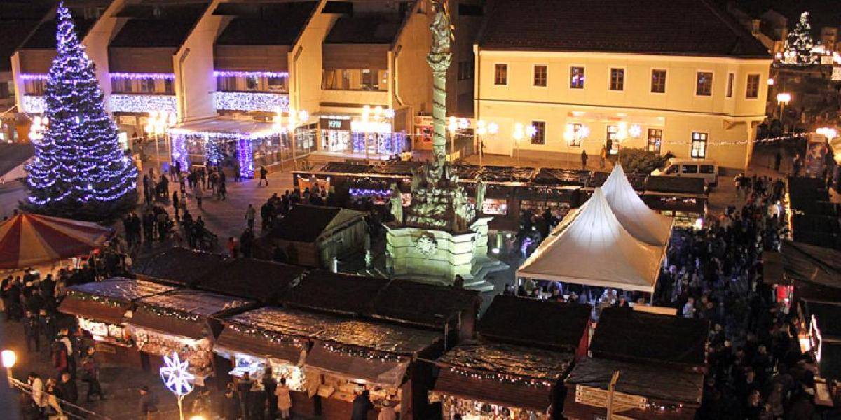 Trnavské Vianočné trhy otvorili rozsvietením stromčeka