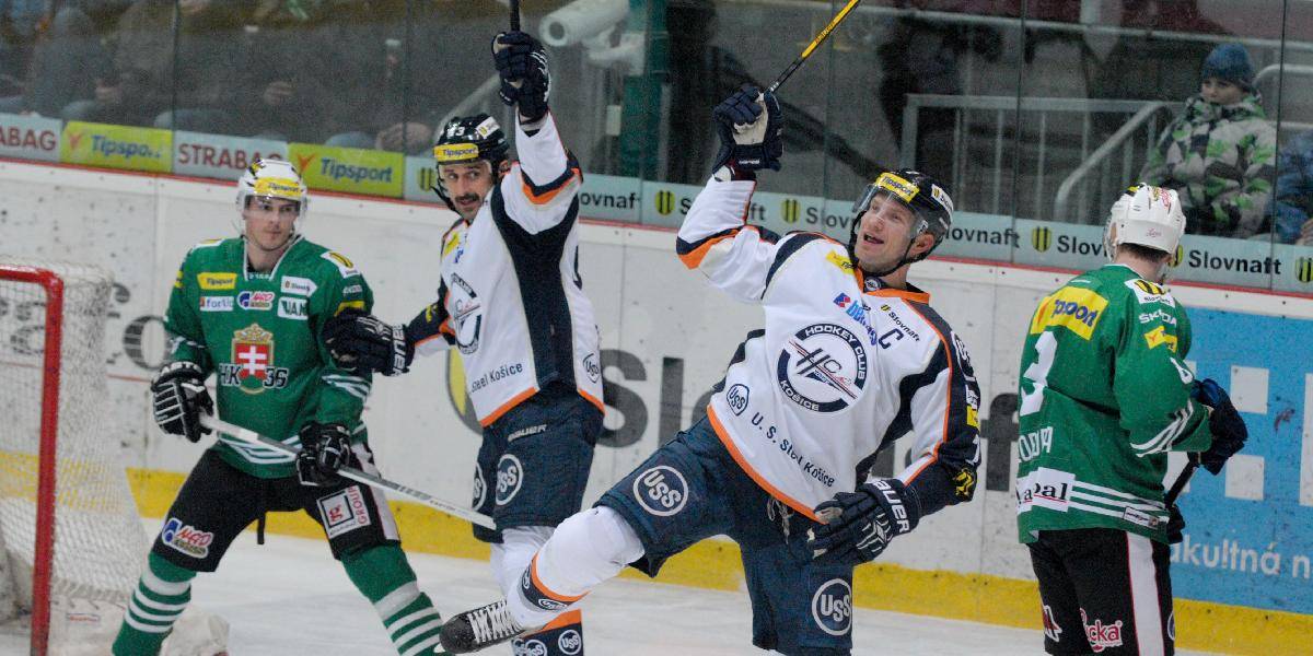 Tipsport extraliga: Žilina s debaklom, Košice vyhrali piaty zápas v rade